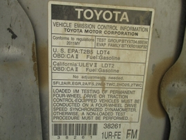 2011 TOYOTA TUNDRA SR5 SILVER DOUBLE CAB 4.6L AT 4WD Z16457